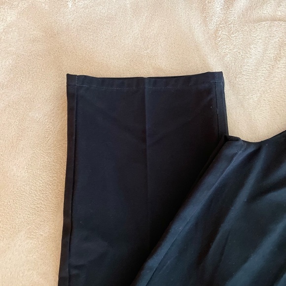 Chaps Boys Pleated Front Black School Pants - Size 16 Husky - Picture 3 of 13